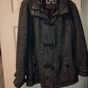 Apt. 9 Black Heather Coat, M
